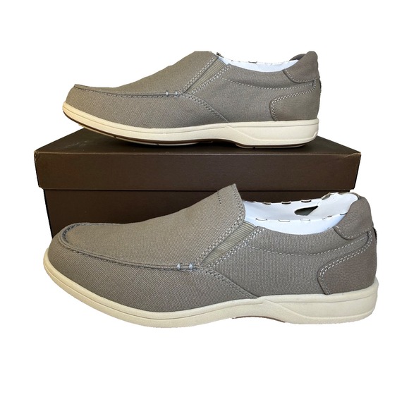 Florsheim Other - Florsheim Lakeside Canvas Slip On Gray Men's 8.5 / Women's 10 Comfort NWT
